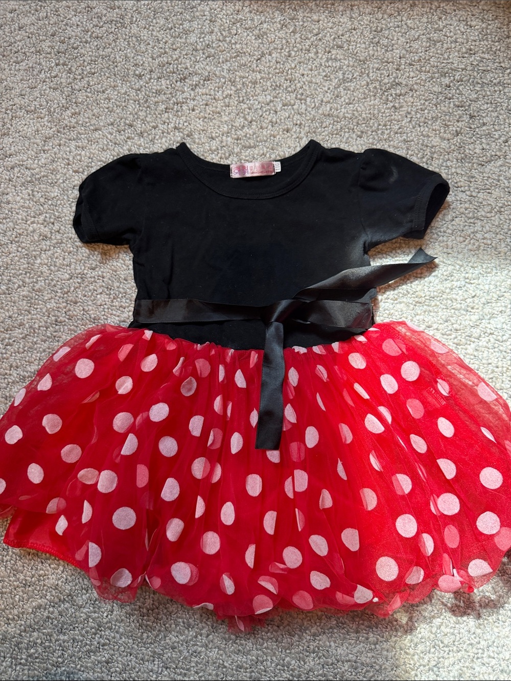 Girls Minnie Mouse Tutu Halloween Costume Dress